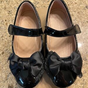 Girls patent shiny Black dress shoes ⚡️2 for $10